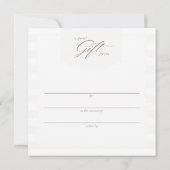 写真ギフト券テンプレート 招待状 (裏面)