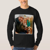 写真ギフト |家族モダンパーソナライズされたの写真 Tシャツ (正面)
