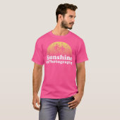 写真ギフト - 日差しと写真 Tシャツ (正面フル)