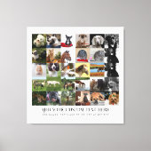 写真ギフト 母 父 祖父 祖母 ペット 友達   キャンバスプリント (正面)