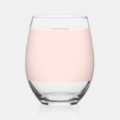 写真ギフト「永遠に母を愛せよ」 ステムなしワイングラス (裏面)