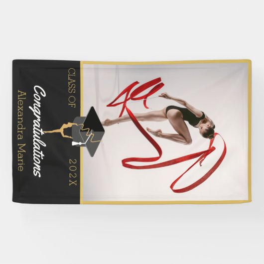 写真ギムナストアスリート卒業生 横断幕 (横)