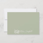 写真クライアントありがとうお写真バウチャーQRコード サンキューカード (裏面)