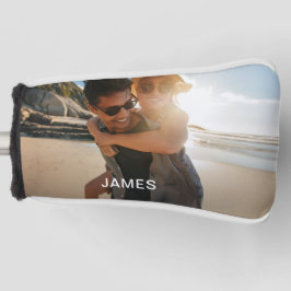 写真クラシックと名前 ゴルフヘッドカバー