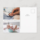 写真クラシックコラージュ誕生 案内ポストカード (裏面)