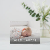 写真クラシックコラージュ誕生 案内ポストカード (スタンド正面)