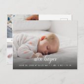 写真クラシックコラージュ誕生 案内ポストカード (正面/裏面)