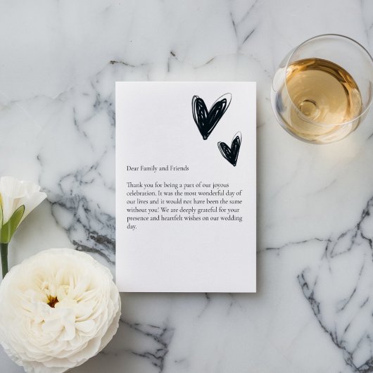 写真クラシック付き結婚のScriptのサンキューカード 出欠カード