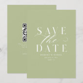 写真クラシック以外のQRコードを保存する セーブザデート (正面/裏面)