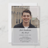 写真クラシック大学の卒業発表 招待状 (裏面)