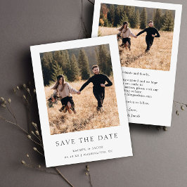 写真クラシック日付の保存 セーブザデート