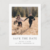 写真クラシック日付の保存 案内ポストカード (正面)