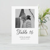 写真クラシック表の番号 招待状 (スタンド正面)