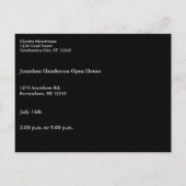 写真クラスの卒業 案内ポストカード (裏面)