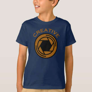 写真クリエイティブクール撮影デザイン Tシャツ