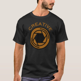 写真クリエイティブクール撮影デザイン Tシャツ