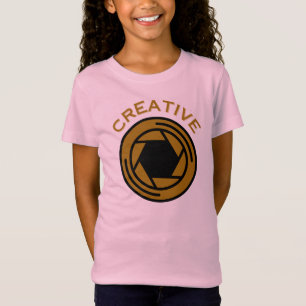 写真クリエイティブクール撮影デザイン Tシャツ
