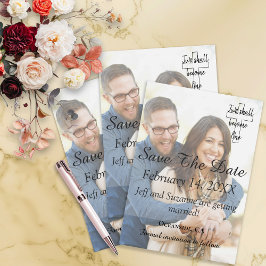 写真クリスチャンの発表の日付を保存婚約したする セーブザデート