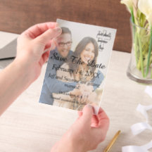 写真クリスチャンの発表の日付を保存婚約したする