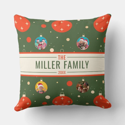 写真クリスマスオーナメント クッション (裏面)