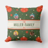 写真クリスマスオーナメント クッション (正面)