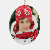 写真クリスマスオーナメント セラミックオーナメント (右)