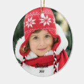 写真クリスマスオーナメント セラミックオーナメント (左)