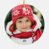 写真クリスマスオーナメント セラミックオーナメント (裏面)