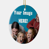 写真クリスマスオーナメント セラミックオーナメント (右)