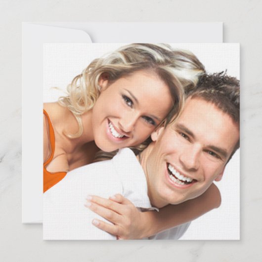 写真クリスマスバードケージウェディング日付を保存 招待状 (裏面)