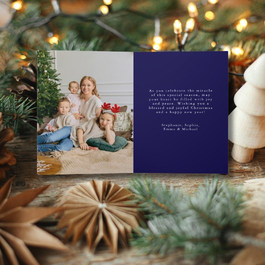 写真クリスマス出生栄光へクリスチャン シーズンカード