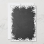 写真クリスマス妊娠告知カード 招待状 (裏面)