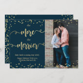 写真クリスマス妊娠告知カード 案内状 (正面/裏面)