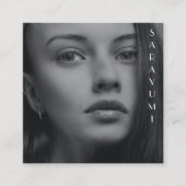 写真クリーンスクリプト写真プロフェッショナル スクエア名刺 (正面)