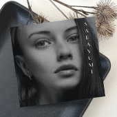 写真クリーンスクリプト写真プロフェッショナル スクエア名刺