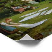 写真クロックとアルパインビレッジのシーン ポスター (角)