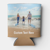 写真クーラーボックスとカスタム文字 缶クーラー (正面)