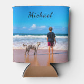 写真クーラーボックスカスタムと文字 缶クーラー (正面)