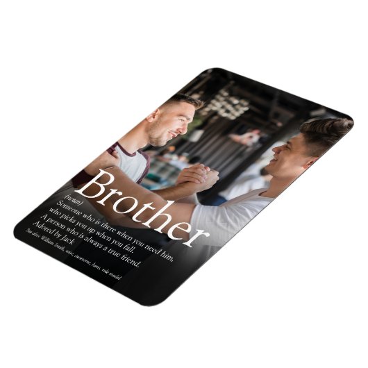 写真クールおもしろいEver Brotherの定義 マグネット (左側)