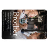 写真クールおもしろいEver Brotherの定義 マグネット (横)