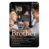 写真クールおもしろいEver Brotherの定義 マグネット (縦)