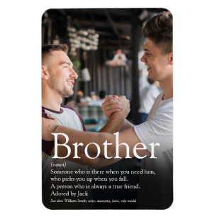 写真クールおもしろいEver Brotherの定義 マグネット