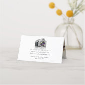 写真グラフィックデザイナーメディア事業 予約カード (裏面)