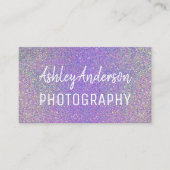 写真グリッタースパークフェミニンル名刺 名刺 (正面)