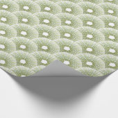 写真グリーンシーウニ ラッピングペーパー (角)