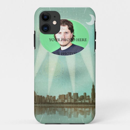 写真ケース付きの都市スポットライト Case-Mate iPhoneケース (裏面)