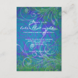 写真コラークールジュバルミツワーパーティーカード 招待状