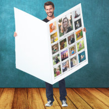 写真コラージジャイアント誕生日カード