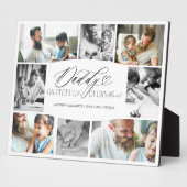 写真コラージュに感謝の気持ち フォトプラーク (側面)