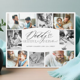 写真コラージュに感謝の気持ち フォトプラーク